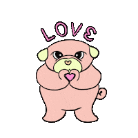 Pink Love Sticker
