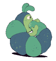 Worm Caterpillar Sticker