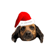 happy dog Sticker by de-sunglasses