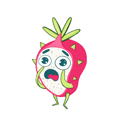 Dragon Fruit Fright Sticker