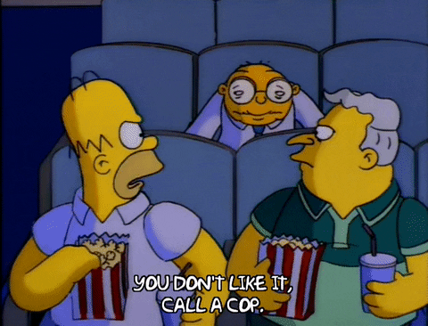homer simpson larry burns GIF