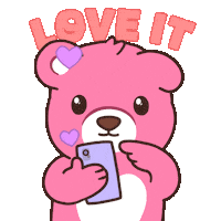Love It Hearts Sticker by BEARISH