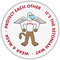 Seton Hill Mask Sticker by Seton Hill University