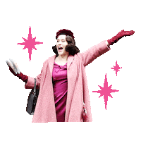 rachel brosnahan mrs maisel Sticker by The Marvelous Mrs. Maisel