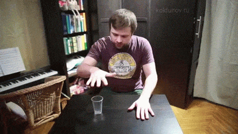 glass disappearing GIF