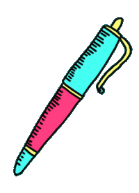 Pen Escribir Sticker by Hogar&ando