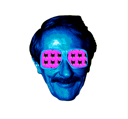 ChineseManRecords giphyupload music cats glasses Sticker