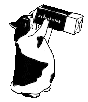 wonderyash cat milk kucing kocheng Sticker