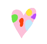 Falling In Love Heart Sticker by Julia Gluyas