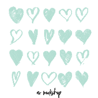 Black Lives Matter Hearts Sticker by Anders Ruff Workshop