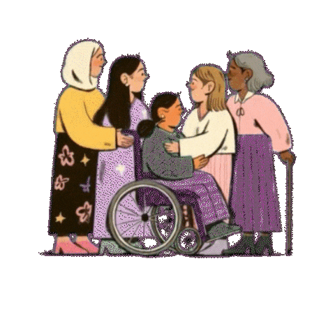 Humanrights Empowerwomen Sticker by Future by Design studio