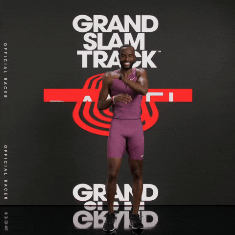 Track And Field Dancing GIF by Grand Slam Track