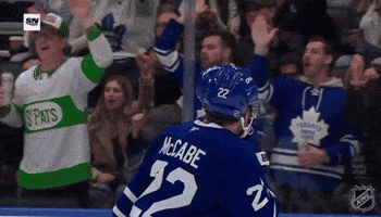 Happy Toronto Maple Leafs GIF by NHL