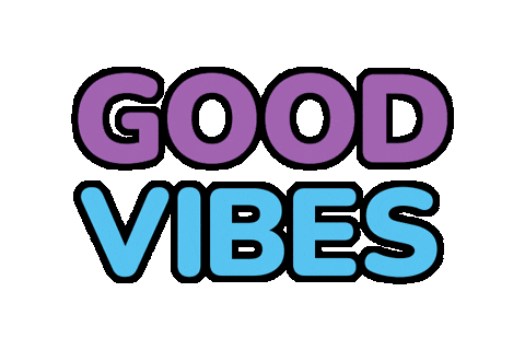 Happy Good Vibes Sticker