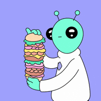 Happy Burger GIF by doodles