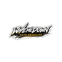 WMDDetail car wash wmd wipe me down detail wmd detail Sticker