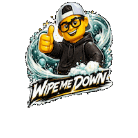 WMDDetail car wash wmd wipe me down wipe me down detailing Sticker
