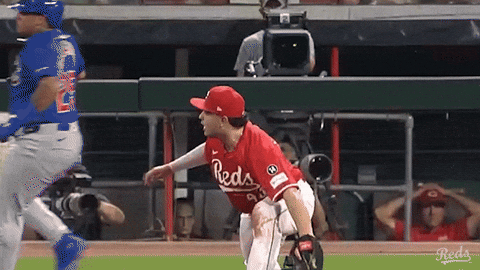 Celebration Yell GIF by Cincinnati Reds