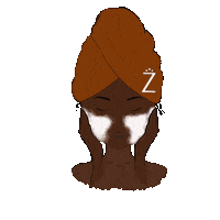 zenobiaskin relax selfcare brown mommy Sticker