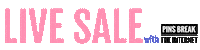 Pin Trading Live Sale Sticker by Pins Break the Internet