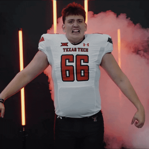 Lets Go Sport GIF by Texas Tech Football