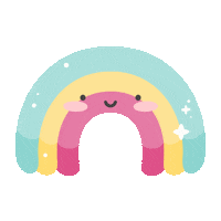 Happy Rainbow Sticker
