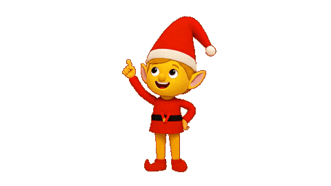Christmas Elf Point Sticker by Verizon