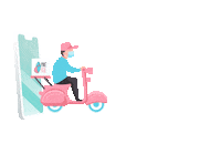 Food Delivery Sticker by Pokè Kal