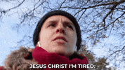 Im Tired Jesus Christ GIF by HannahWitton