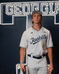 Georgia Tech Baseball GIF by Georgia Tech Yellow Jackets