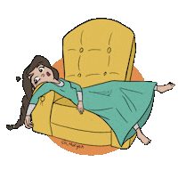 Bored Mood Sticker