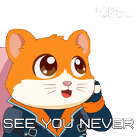 Leave Me Alone Goodbye Sticker by Hamieverse
