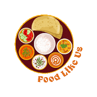 Vegan India Sticker by The Cumin Club