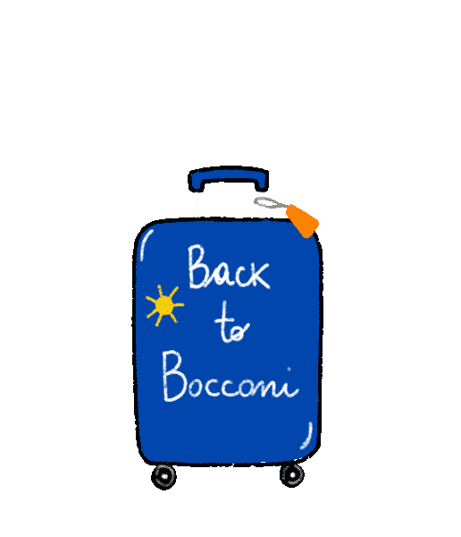 Travel Suitcase Sticker by Bocconi University