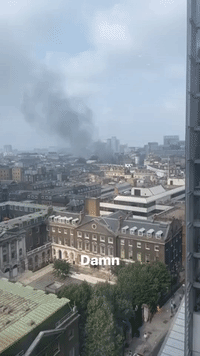 70 Firefighters Battle Blaze Near London Bridge Station