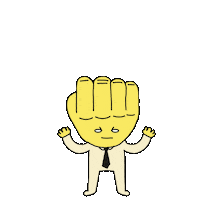 Illustration Middle Finger Sticker by felat delibalta