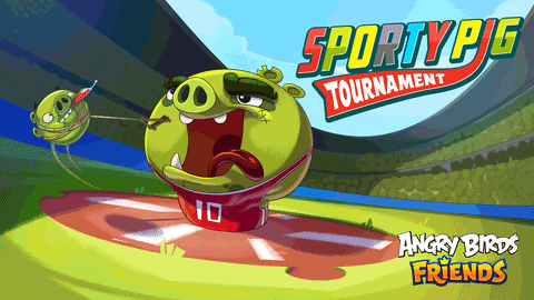 sporty pig GIF by Angry Birds