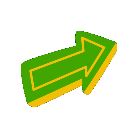 Click Here Green Arrow Sticker by Envato