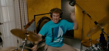 Rocking Out Will Ferrell GIF