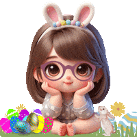 Happy Easter Sticker