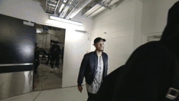 damian lillard arrival GIF by NBA