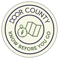 doorcounty wisconsin leave no trace lnt door county Sticker