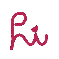 Heart Hello Sticker