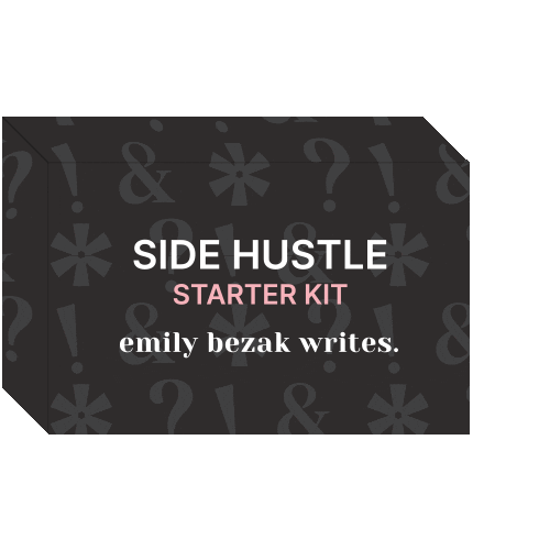 emilybezakwrites giphyupload ebw side hustle starter kit emilybezakwrites Sticker