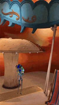 Ls528 trippy psychedelic ar portrait GIF