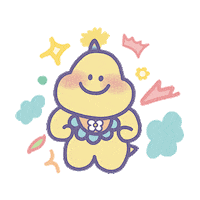 mmdstudio rainbow baby yellow lovely Sticker