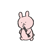 うさぎ Clarinet Sticker by epiporo