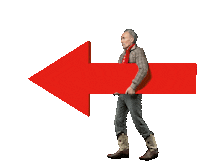 arrow Sticker by CitizenM Hotels