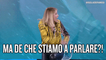 isola13 parlare GIF by Isola dei Famosi