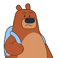 Surprised Bjorn Sticker by My Neighbor Alice